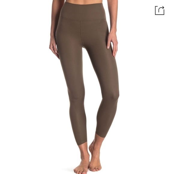 SAGE COLLECTIVE  Sz L High Waisted Activewear Ankle Length Leggings - Picture 1 of 8